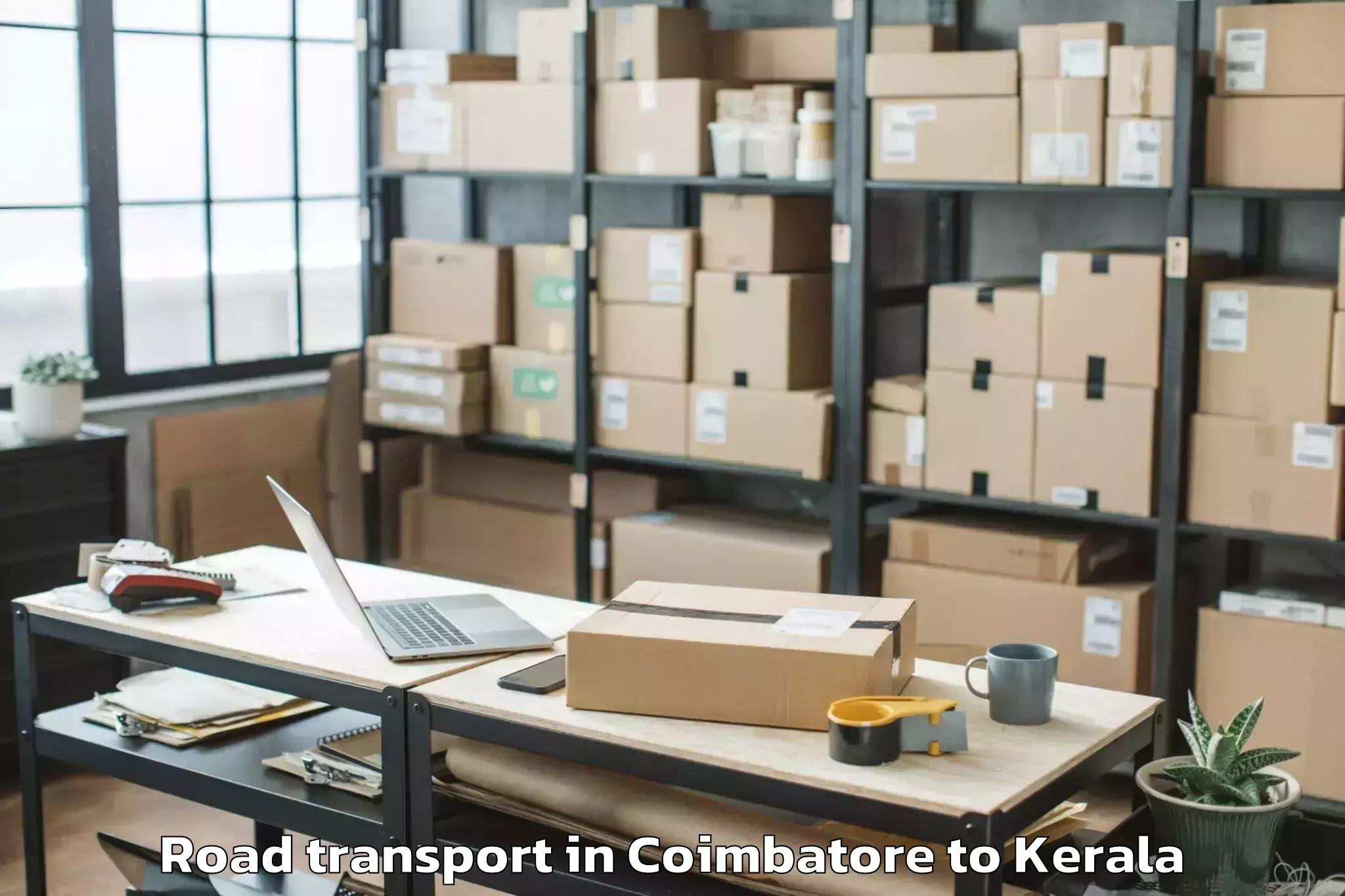 Top Coimbatore to Meenachil Road Transport Available